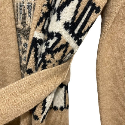 Max Mara Vanadio Wool Cardigan Camel Gown Knit — view 4