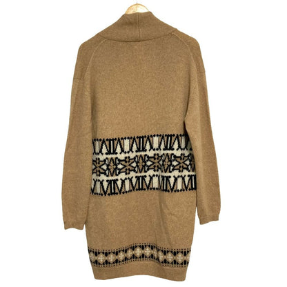 Max Mara Vanadio Wool Cardigan Camel Gown Knit — view 2