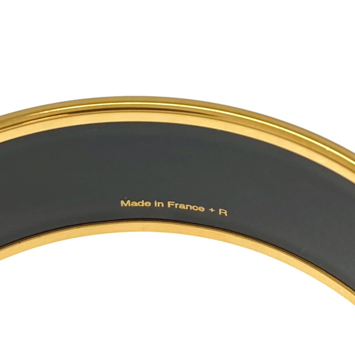 Hermes Enamel GM Bangle Bracelet — view 4
