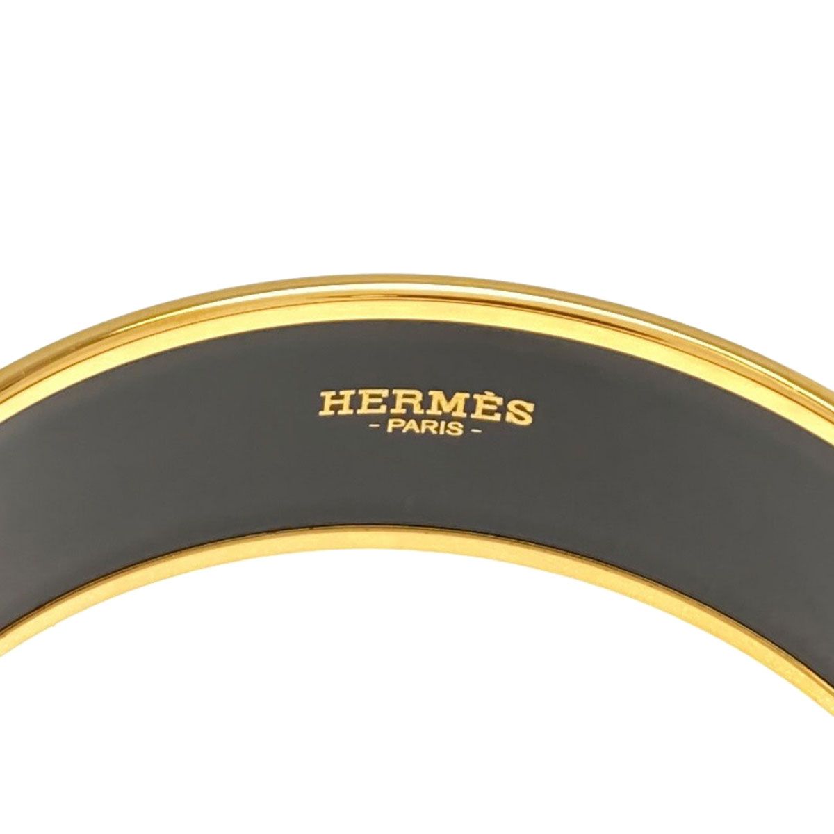 Hermes Enamel GM Bangle Bracelet — view 3