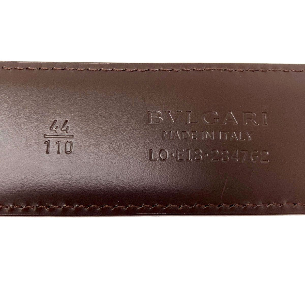 Bvlgari Belt Leather Belts Brown — view 5