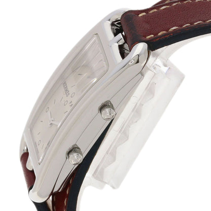 Hermes Cape Cod Duzon Double Tour Watch SS Leather — view 5