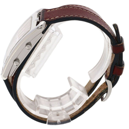 Hermes Cape Cod Duzon Double Tour Watch SS Leather — view 2