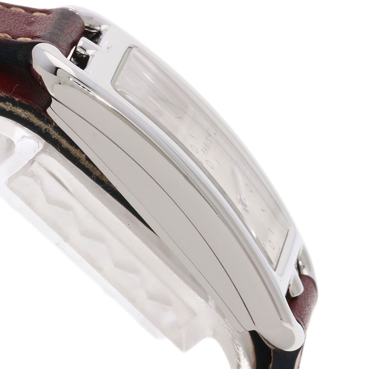 Hermes Cape Cod Duzon Double Tour Watch SS Leather — view 6