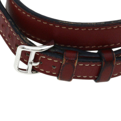 Hermes Cape Cod Duzon Double Tour Watch SS Leather — view 8
