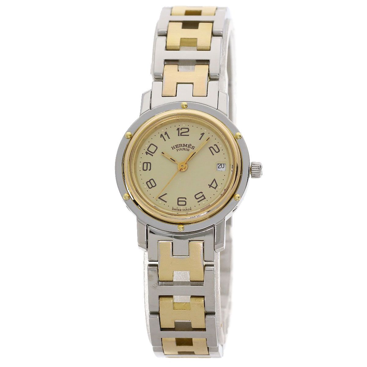 Hermes Clipper Watch SS