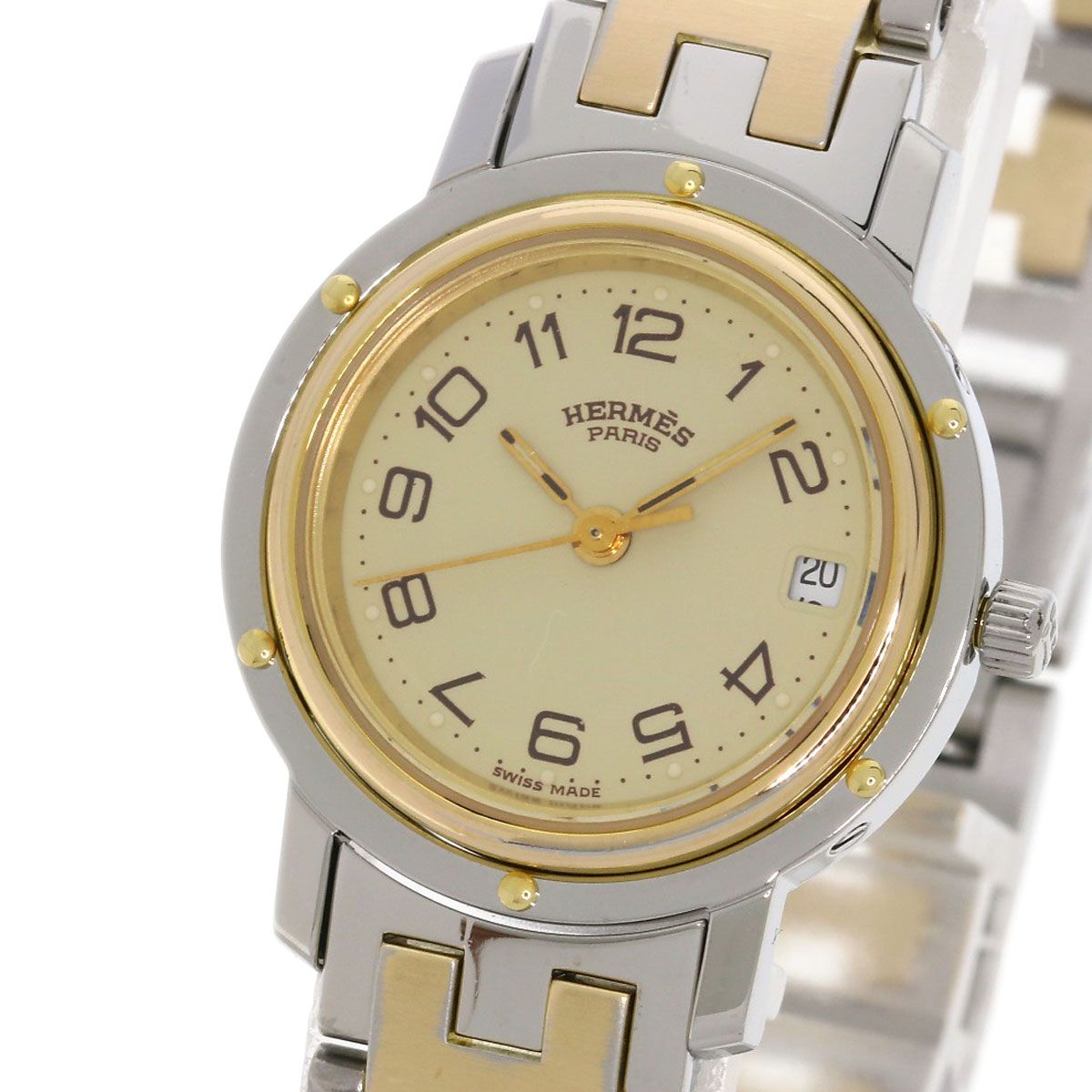 Hermes Clipper Watch SS — view 3