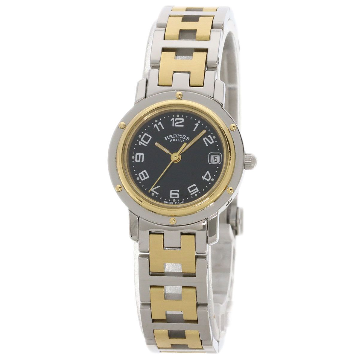 Hermes Clipper Watch SS