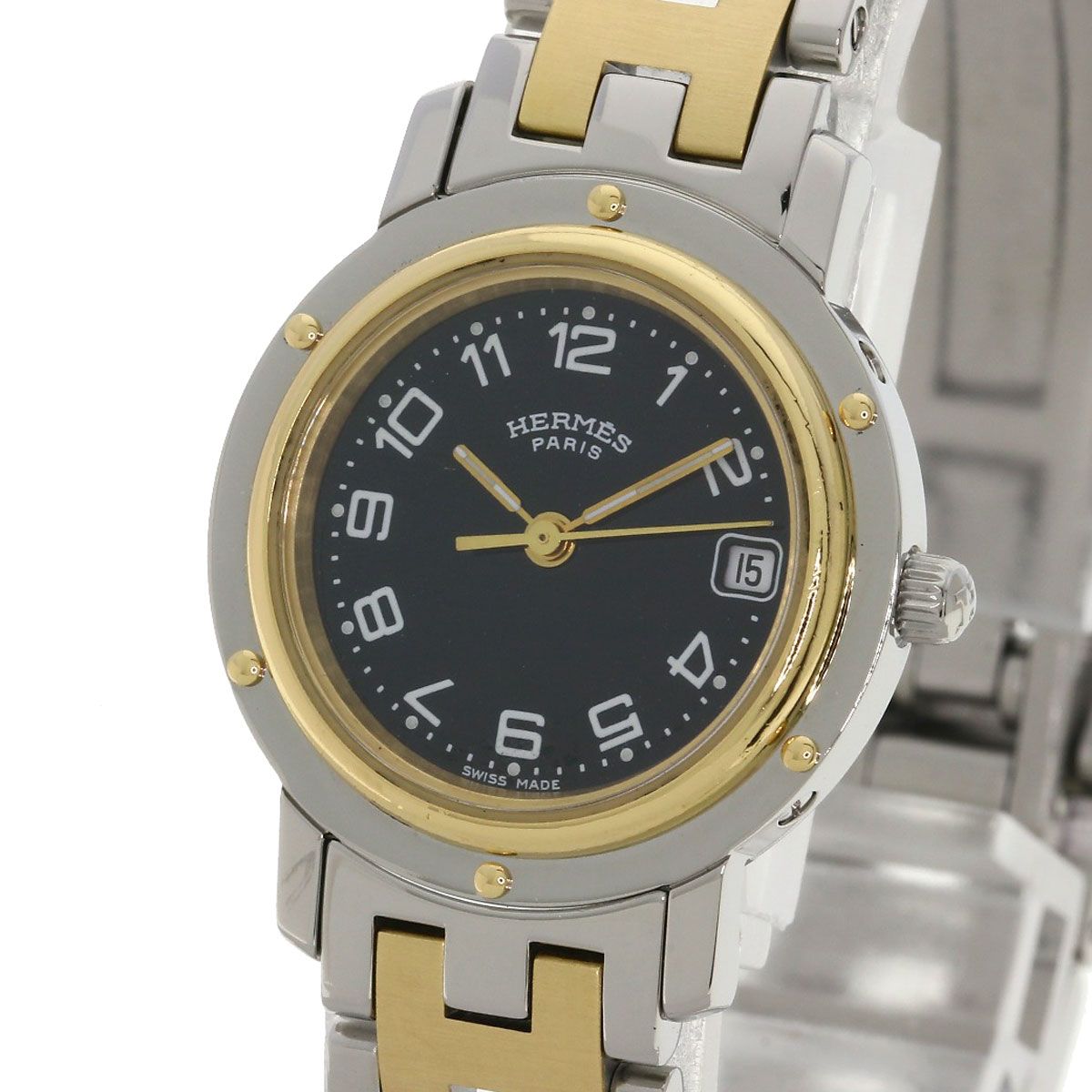 Hermes Clipper Watch SS — view 3
