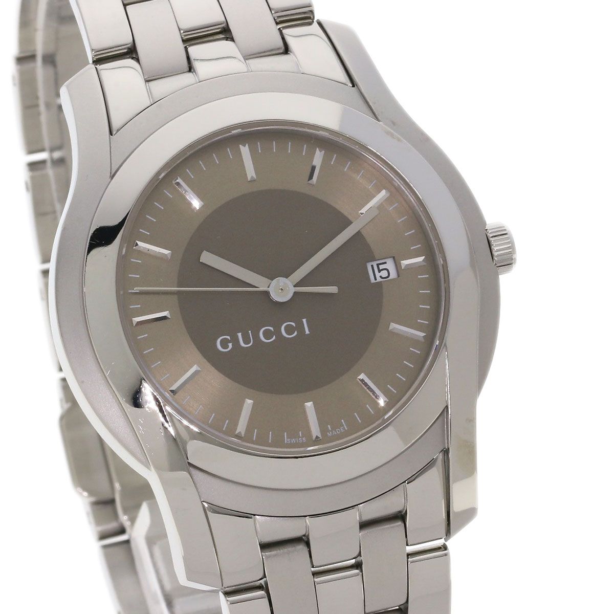 Gucci Round Face Watch SS — view 4