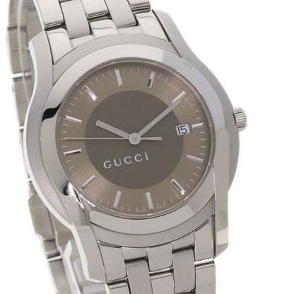 Gucci Round Face Watch SS — view 4