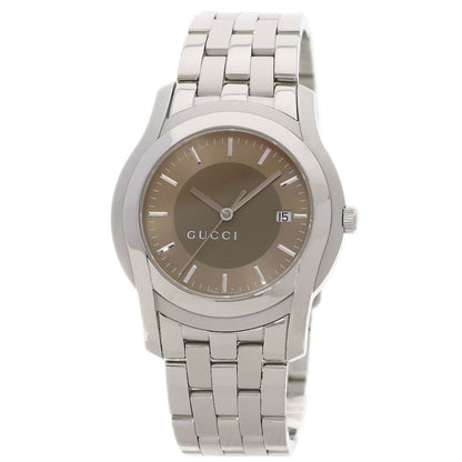 Gucci Round Face Watch SS