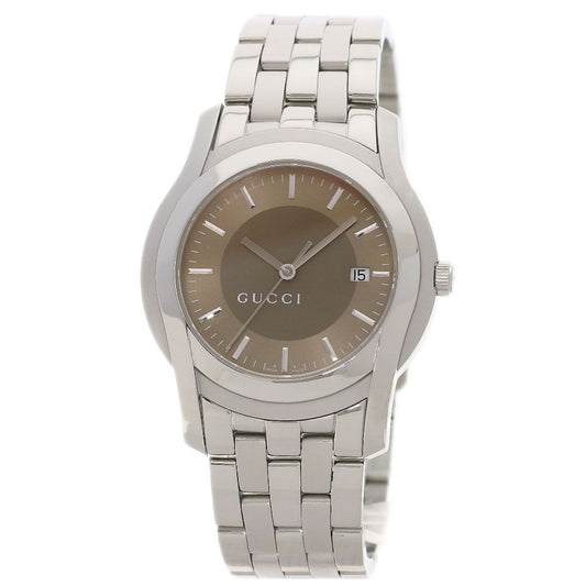Gucci Round Face Watch SS