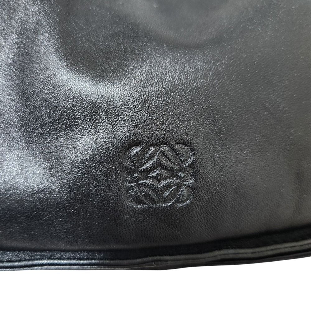Loewe Flamenco 22 Nappa Leather Shoulder Bag Black — view 6