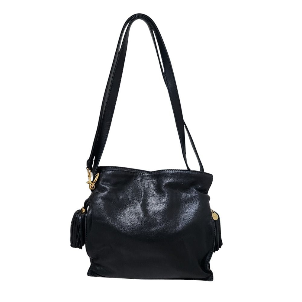 Loewe Flamenco 22 Nappa Leather Shoulder Bag Black — view 2