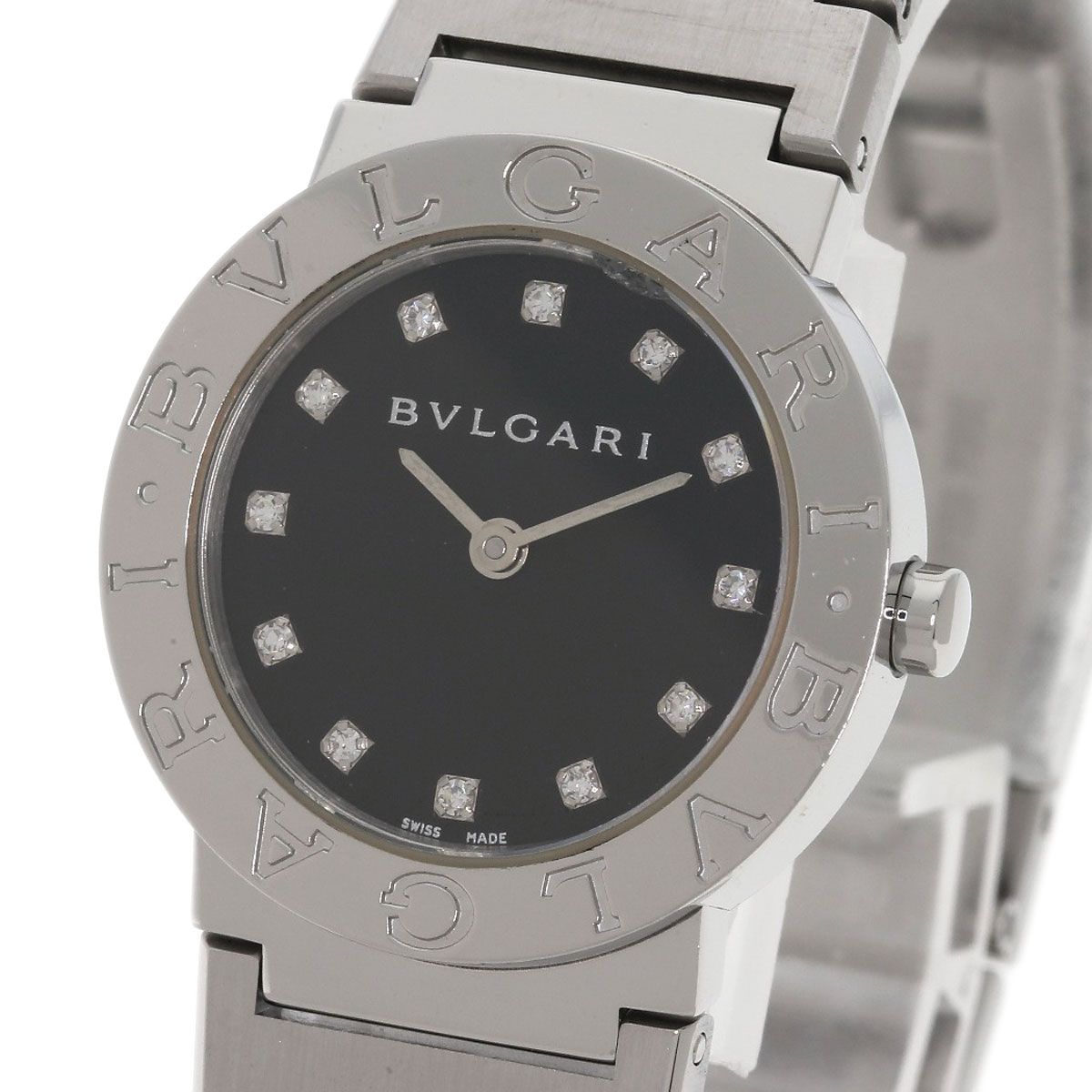 Bvlgari Diamond Watch SS — view 3