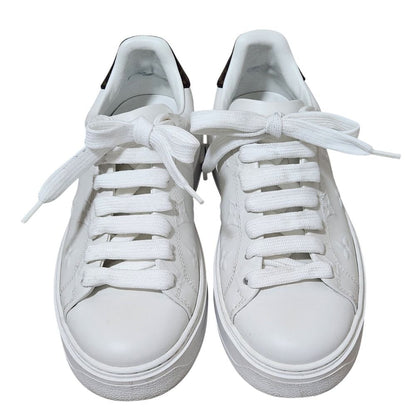 Louis Vuitton Time Out Line Monogram Low Cut Sneakers 34 White — view 5