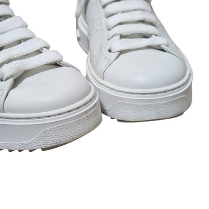 Louis Vuitton Time Out Line Monogram Low Cut Sneakers 34 White — view 6