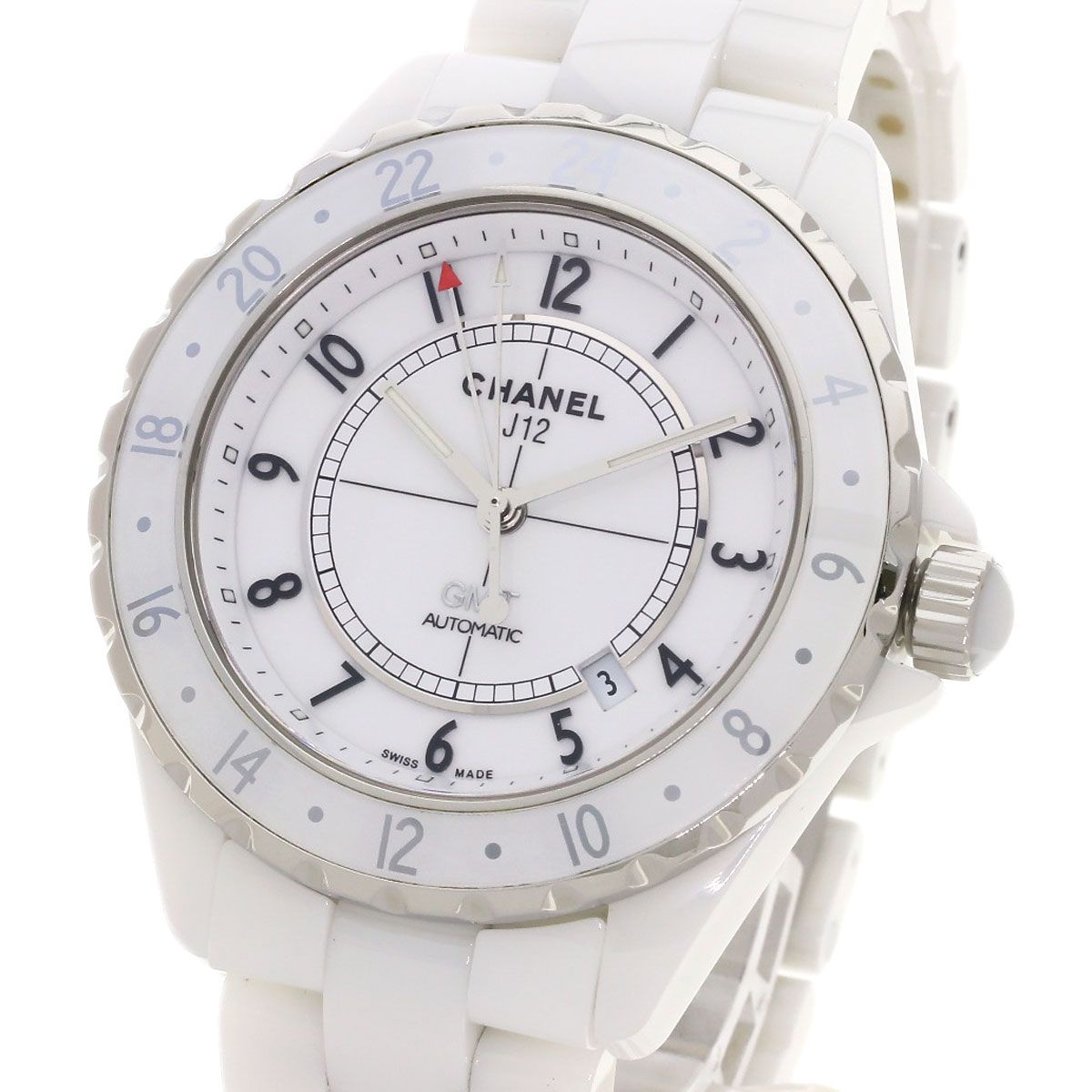 Chanel 42 mm GMT Watch Ceramic — view 3