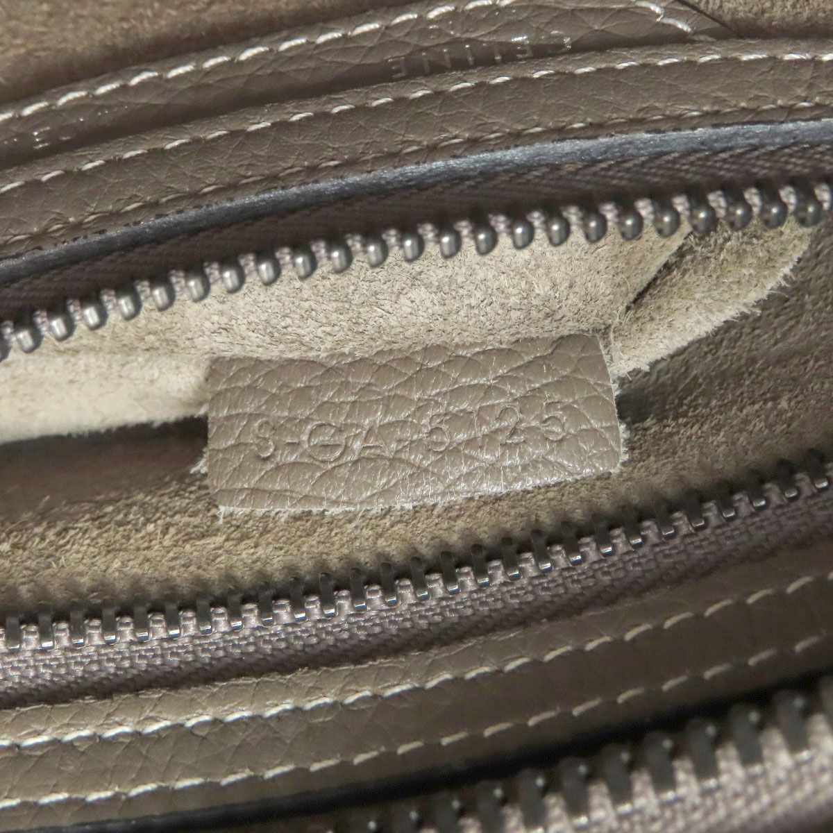 Celine Luggage Micro Handbag Calf — view 7