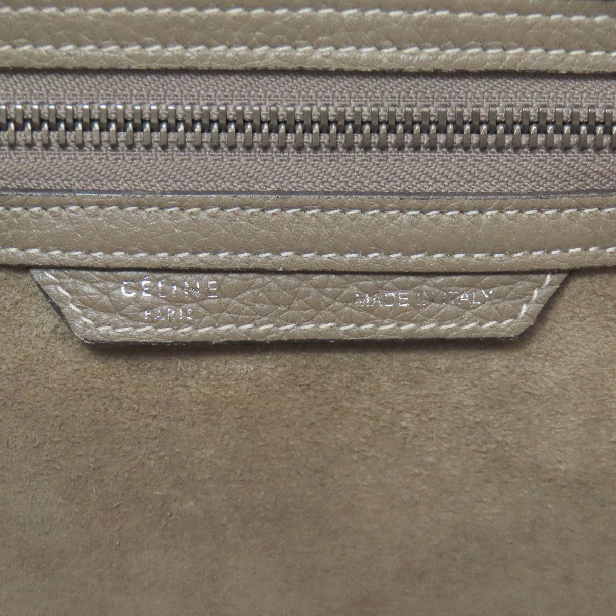 Celine Luggage Micro Handbag Calf — view 6