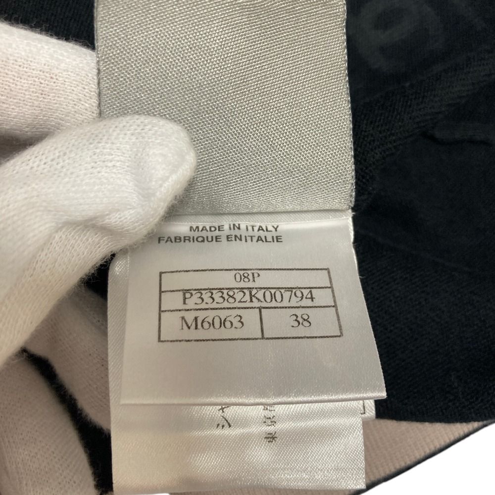 Chanel Sports Line CC Logo Knit Sweater 38 Black — view 6