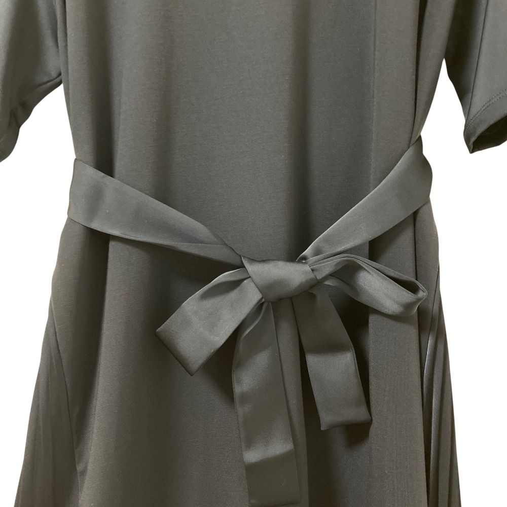 Max Mara Weekend Side Pleats Long Dress S Navy — view 5