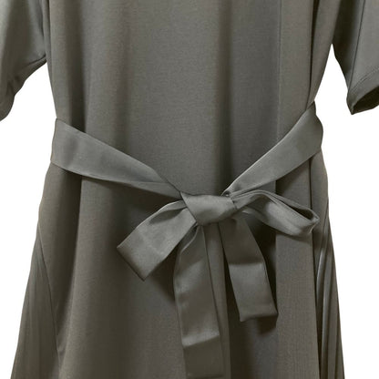 Max Mara Weekend Side Pleats Long Dress S Navy — view 5