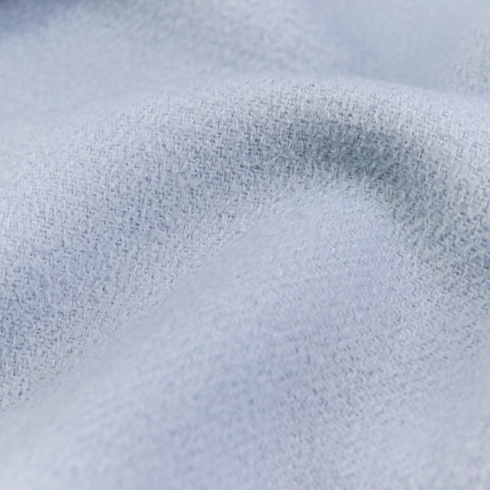 Max Mara 'S Cucito a Mano Wool Belted River Coat 44 Light Blue — view 6