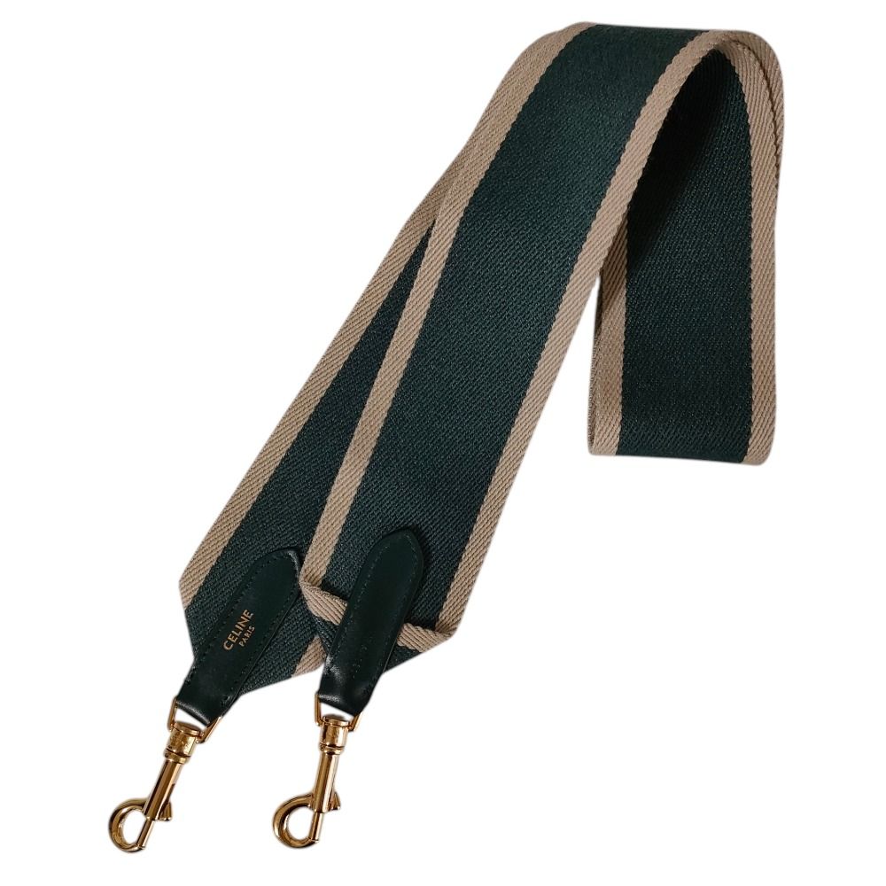Celine Bicolor Longs Shoulder Trap Green