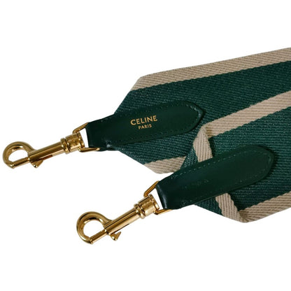 Celine Bicolor Longs Shoulder Trap Green — view 3