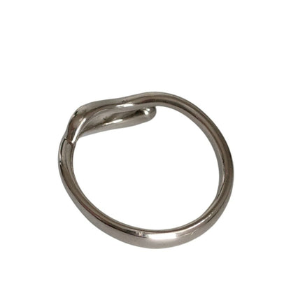Tiffany & Co 925 Teardrop Wave Ring Silver — view 4