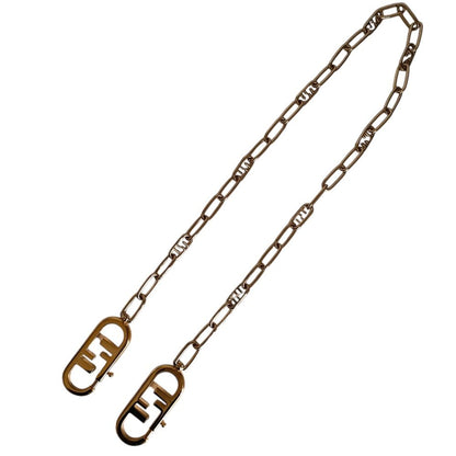 Fendi Strap You FF Metal Chain Shoulder Gold
