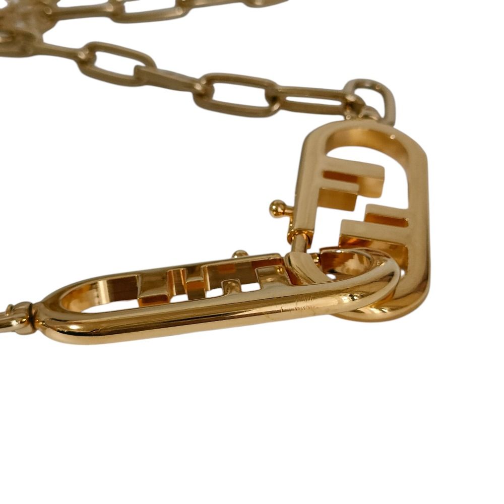 Fendi Strap You FF Metal Chain Shoulder Gold — view 3