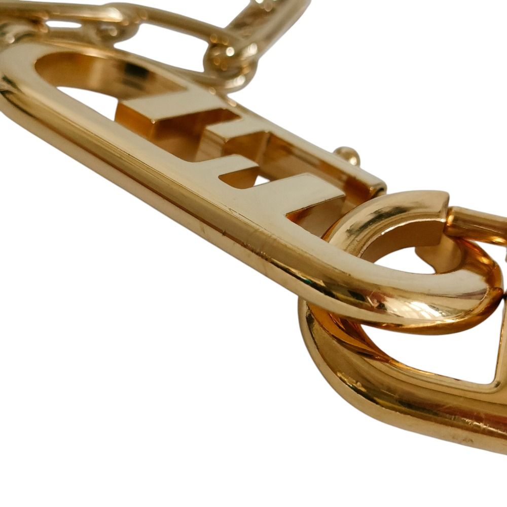 Fendi Strap You FF Metal Chain Shoulder Gold — view 4
