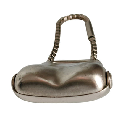 Chanel Metal Hip Bag Motif Bag Charm Silver — view 2