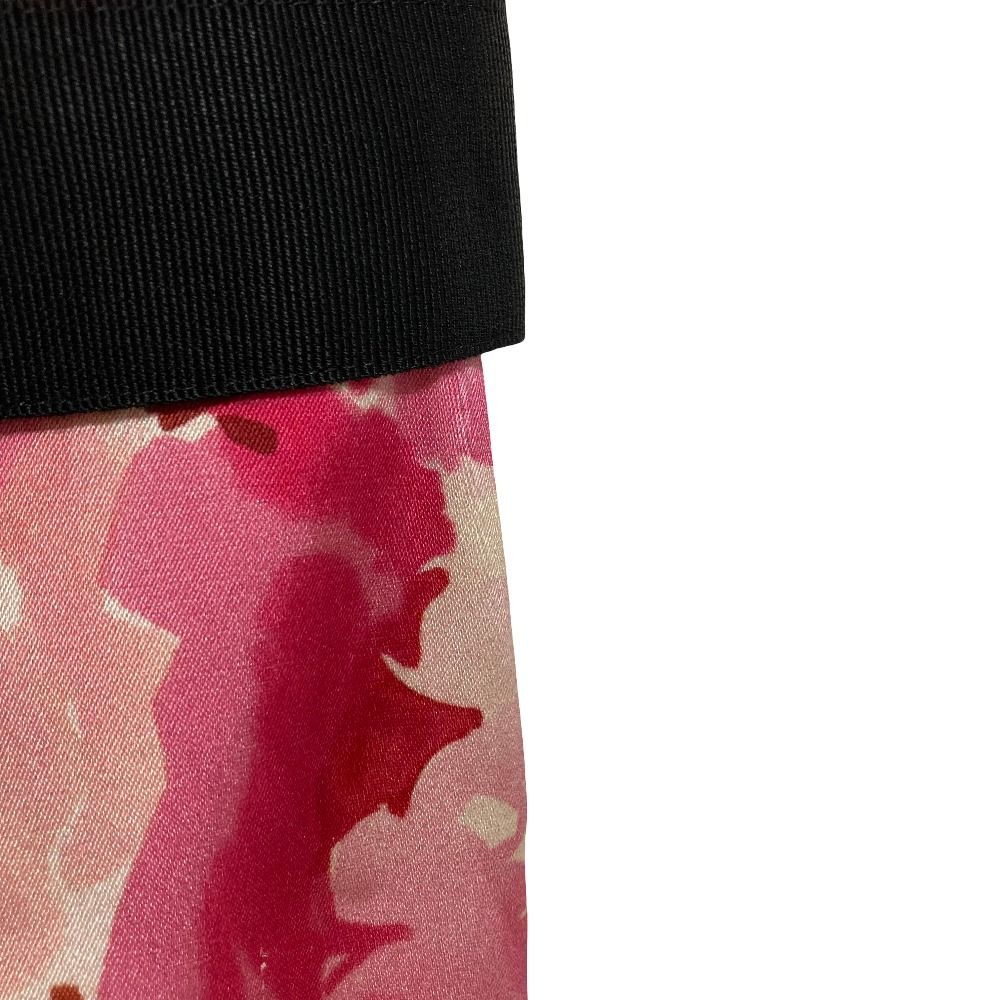 Dolce & Gabbana Rose Print Sleeveless Dress 40 Pink — view 5