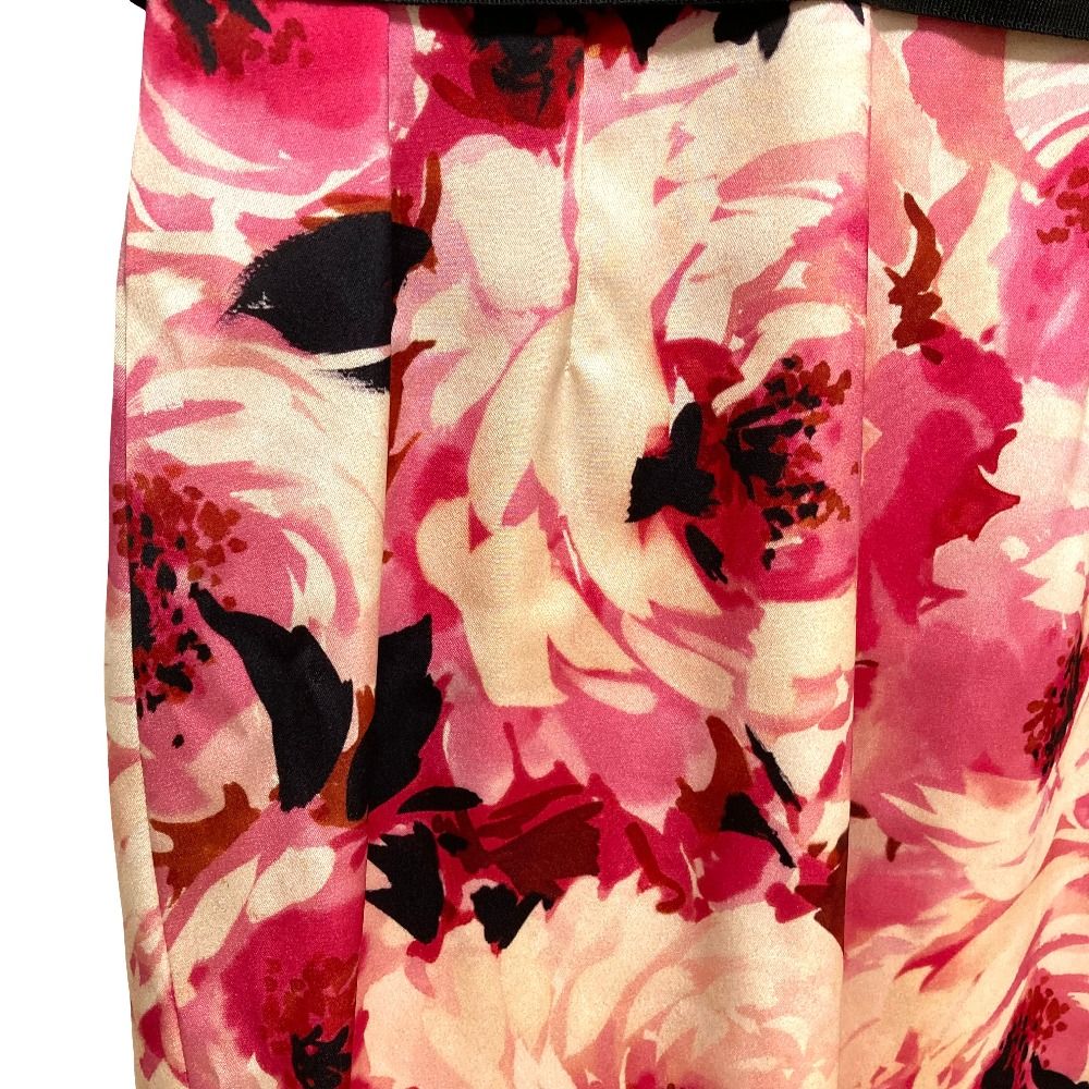 Dolce & Gabbana Rose Print Sleeveless Dress 40 Pink — view 3