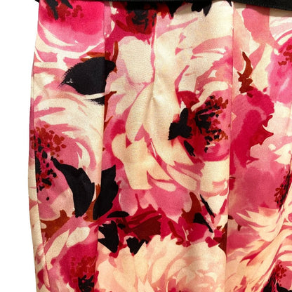 Dolce & Gabbana Rose Print Sleeveless Dress 40 Pink — view 3