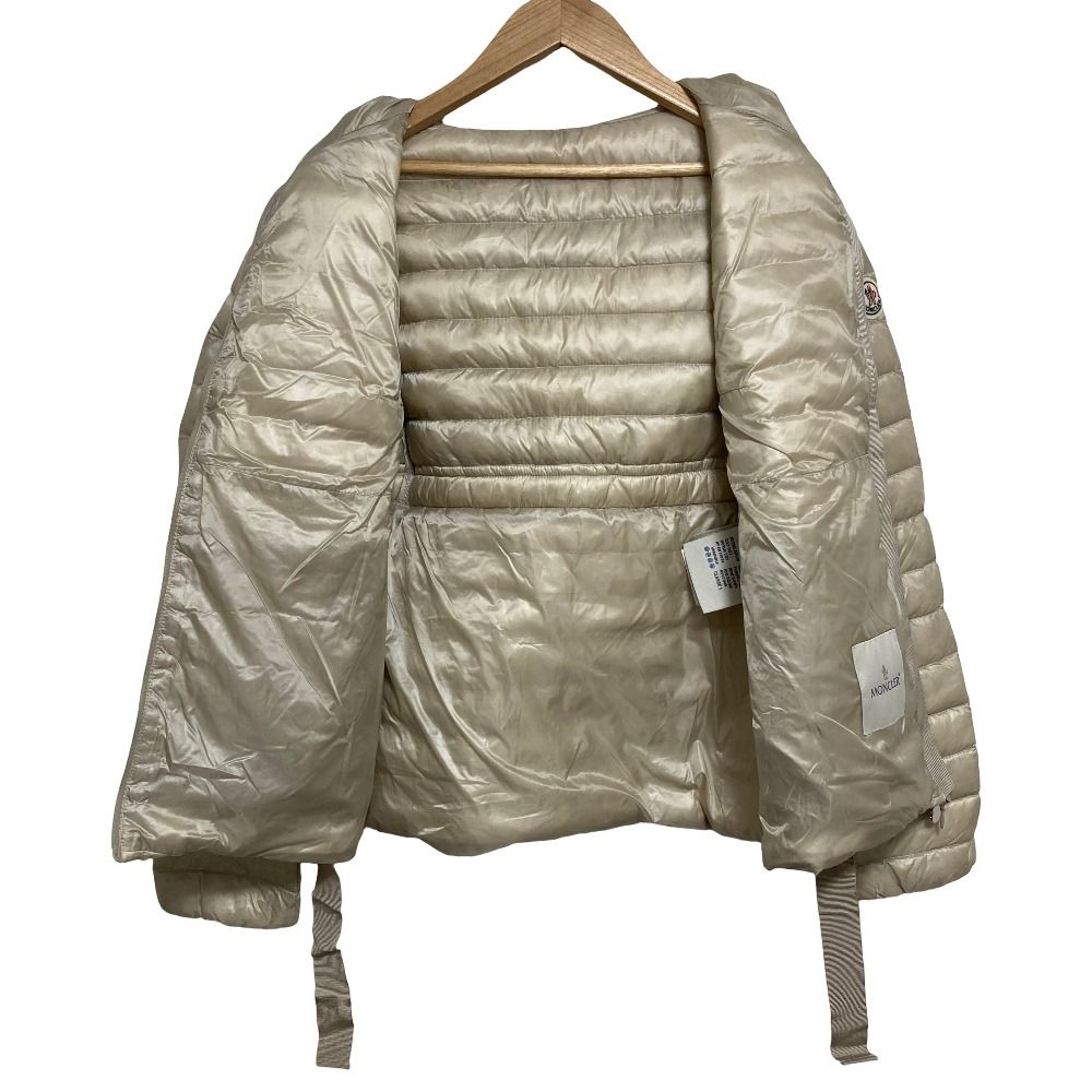 Moncler Eleanor Packable Down Jacket 0 Beige — view 3