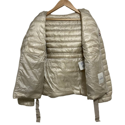 Moncler Eleanor Packable Down Jacket 0 Beige — view 3