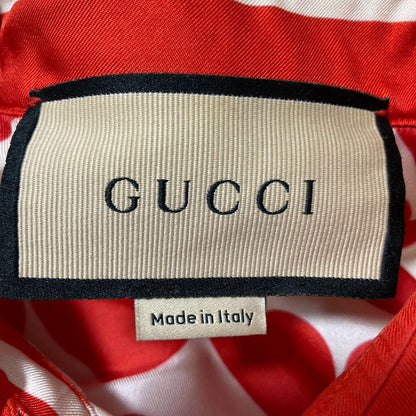 Gucci Heart Print Silk Blouse with Bowtie 36 — view 7