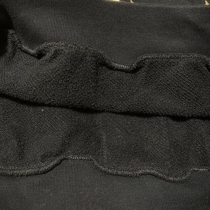 Gucci Web Line Star Print Crew Neck Pullover Sweatshirt XS Black Gold — view 5