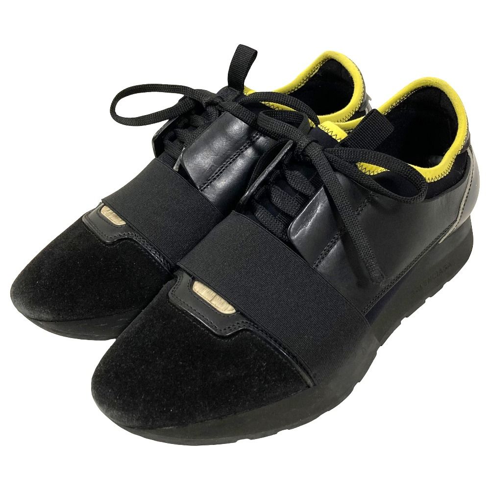 Balenciaga Suede Sneakers 38 Black