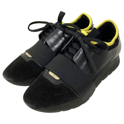 Balenciaga Suede Sneakers 38 Black