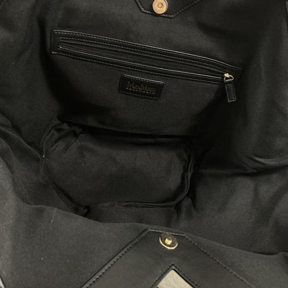 Max Mara Luigibeach MM Tote Natural Black — view 6