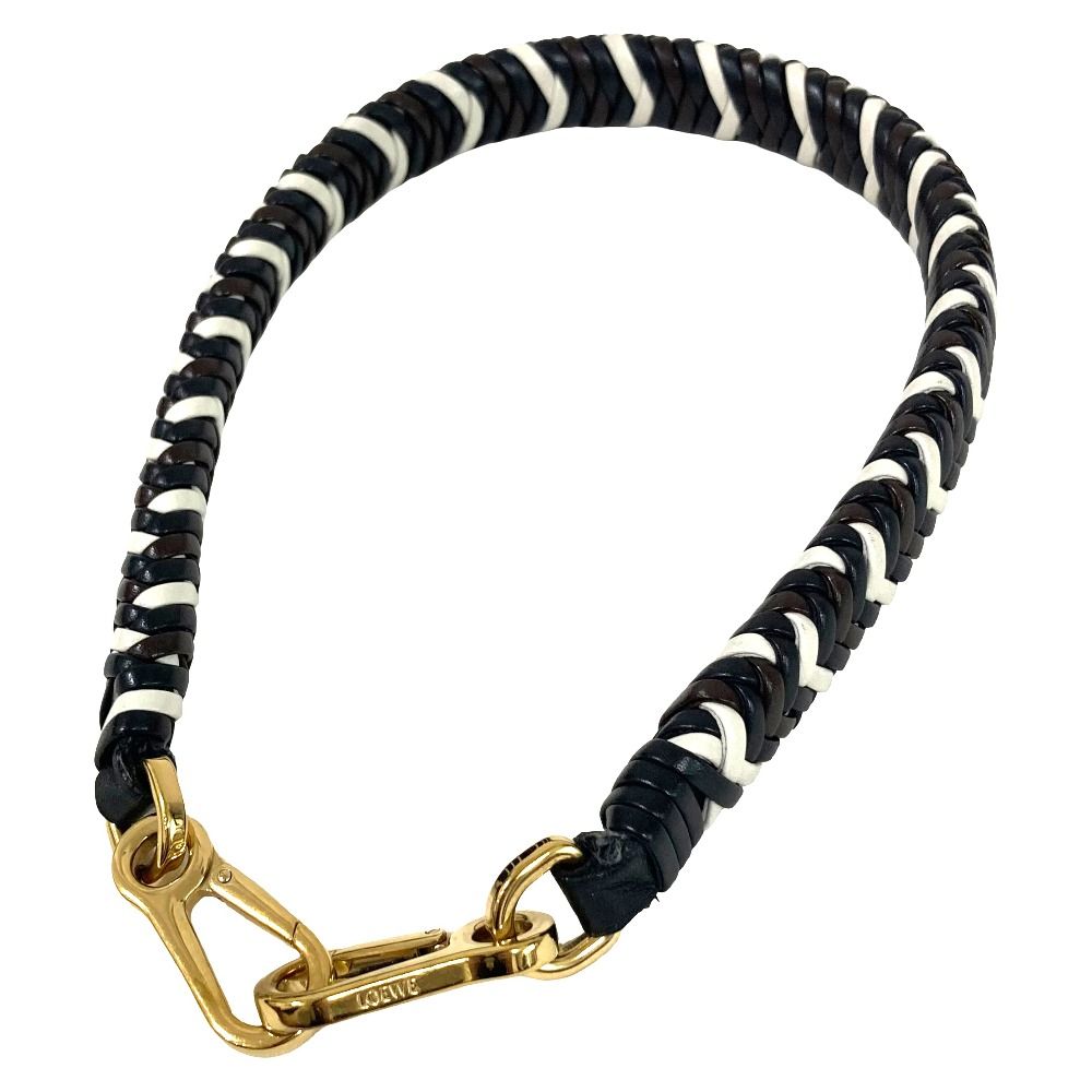Loewe Aro Short Strap Calfskin Black Chocolate