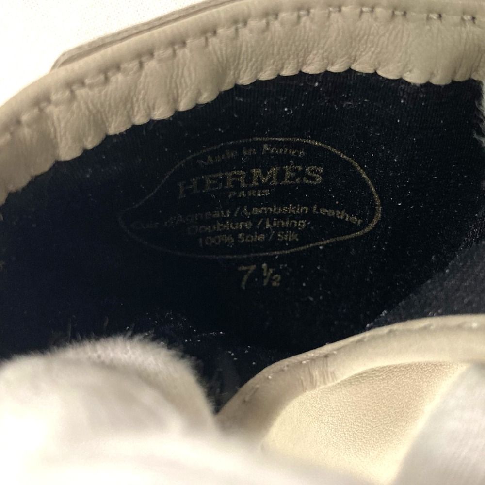 Hermes Kelly Leather Gloves Tope — view 5