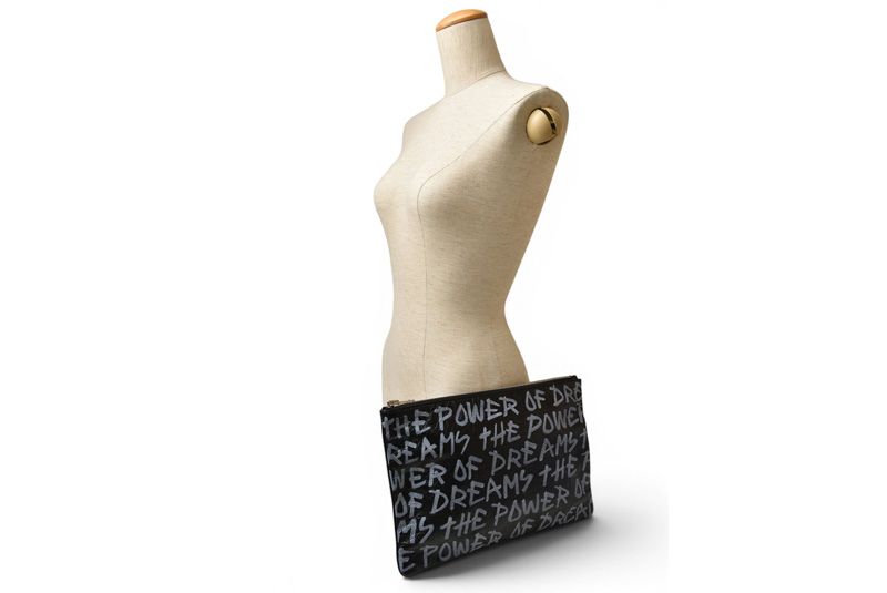 Balenciaga Clutch Graffiti Leather Black — view 7