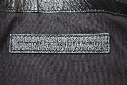 Balenciaga Clutch Graffiti Leather Black — view 9